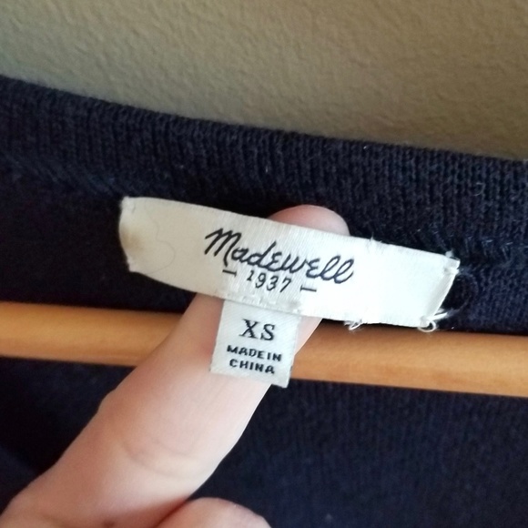 Madewell Sweater Dress with long sleeves sz XS - Picture 4 of 8